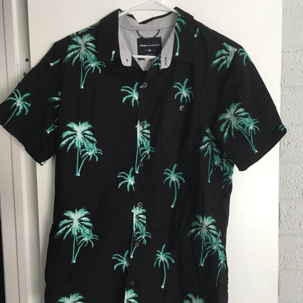 Modern Amusement Palm Tree Hawaiian Shirt